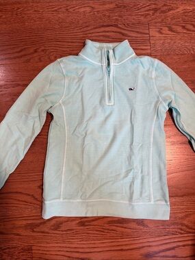 NEW Vineyard Vines Mint Green Half-Zip Pullover! Summer cute colors